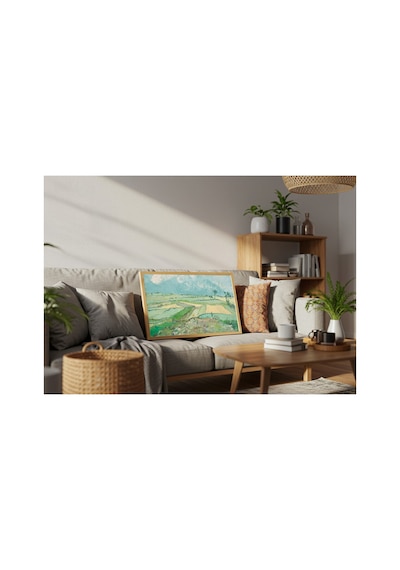 Van Gogh Van Gogh Yağmurdan Sonra Buğday Tarlaları Çerçevesiz Poster 21x30 Cm A4 Tablo Van Gogh