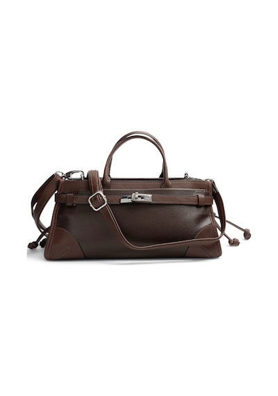 Silver & Polo Silver Polo Kahve - Kahve Düz Kadın El Çantası Sp1260 Kahverengi