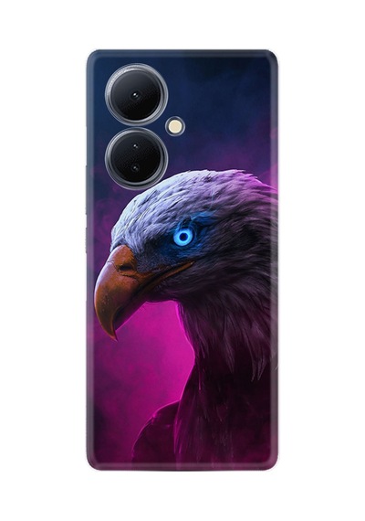 Vivo V29 Lite Kılıf Silikon Desen Özel Seri Kartal 1622