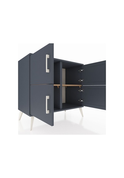 Hyperion Şifonyer 2 Raflı 4 Kapaklı 88x44x80 Antrasit-antrasit/çam Antrasit/çam Hyperion Şifonyer 2 Raflı 4 Kapaklı 88x44x80 Antrasit-antrasit/çam Antrasit/çam