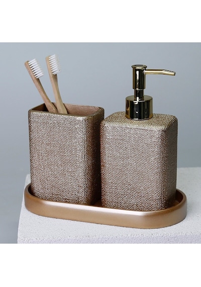 Linen Banyo Seti Vizon