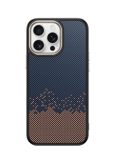 Apple Uyumlu iPhone 14 Pro Max Kılıf M-safe Şarj Özellikli Karbon Fiber Görünümlü Zore Antina Kapak Çok Renkli