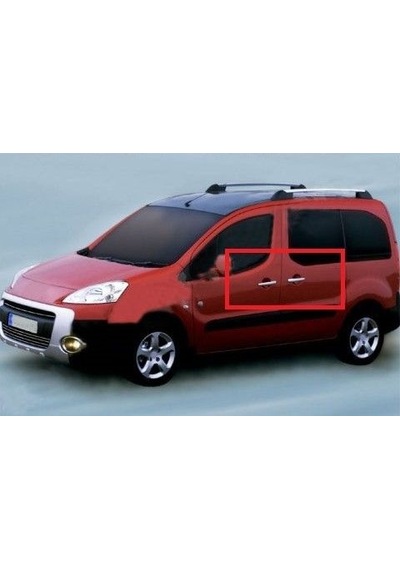 Peugeot Partner Tepee 2008 Sonrası Kapı Kolu Krom 4 Kapı P.çelik