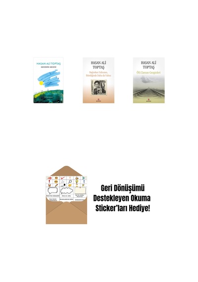 Gecenin Gecesi Ciltli + Başlarken Yalnızsın Bitirdiğinde Daha Da Yalnız + Ölü Zaman Gezginleri + Okuma Sticker'ları