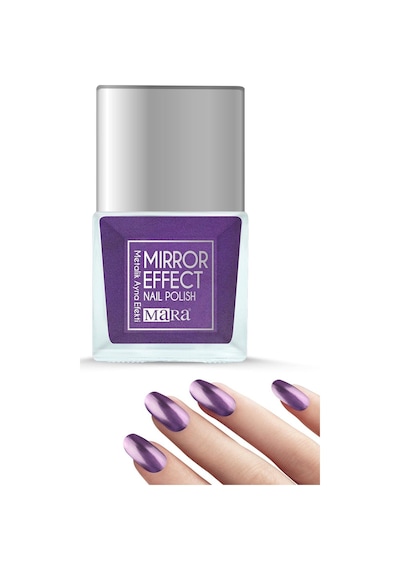 Mara Mirror Effect Nail Polish 15 Ml - Purple
