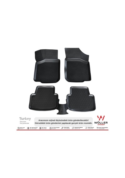 Volkswagen Bora Paspas 1999 2005 Arası 3d Havuzlu Paspas
