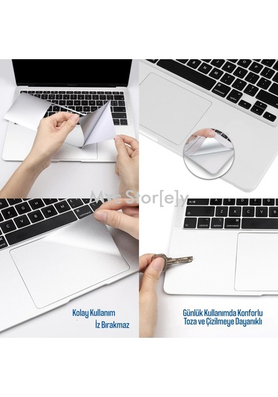Apple Uyumlu MacBook Pro 16 İnç Kılıf Touchpad Sticker Film Koruyucu 2019 Yılı Cihazı A2141 İle