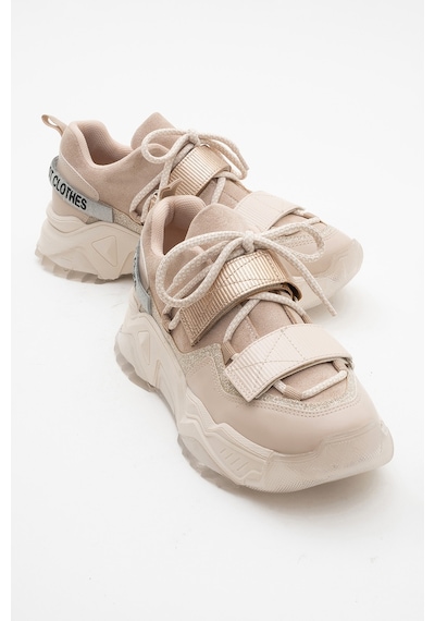 Luvishoes Luvi Shoes Lulen Bej Rose Sim Yazılı Cırtlı Kadın Spor Sneakers Bej Luvishoes Luvi Shoes Lulen Bej Rose Sim Yazılı Cırtlı Kadın Spor Sneakers Bej