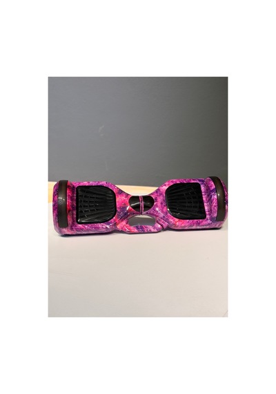 Hoverboard 6.5 İnç Led Işıklı Taşıma Kollu 36v 5.2ah Elektrikli Kaykay Pembe