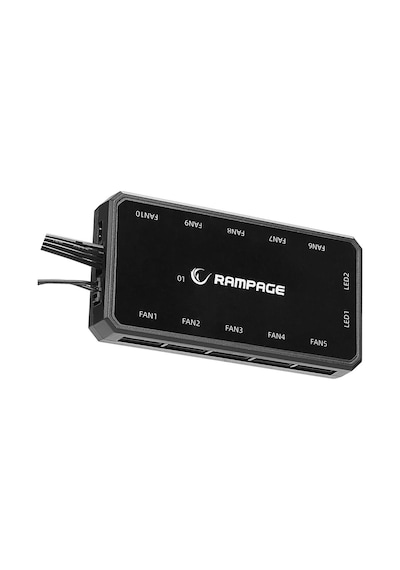 Rampage Coolwınd F3 3 x 12 CM Argb Fan + Kumanda Siyah Kasa Fan Kiti