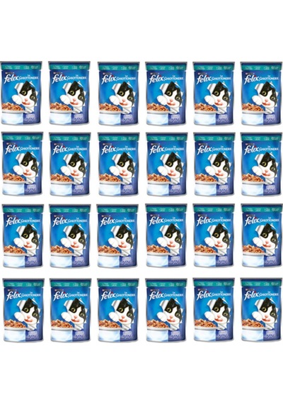 Felix Ton Balıklı Yetişkin Kedi Konservesi Pouch 85 Gr X 24 Adet