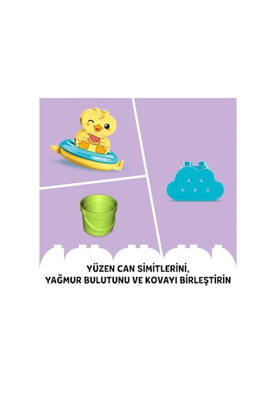 LEGO® DUPLO® Banyo Zamanı Eğlencesi: Yüzen Hayvan Treni 10965 - 1½+ Eğitici Oyuncak Seti (14 Pr)
