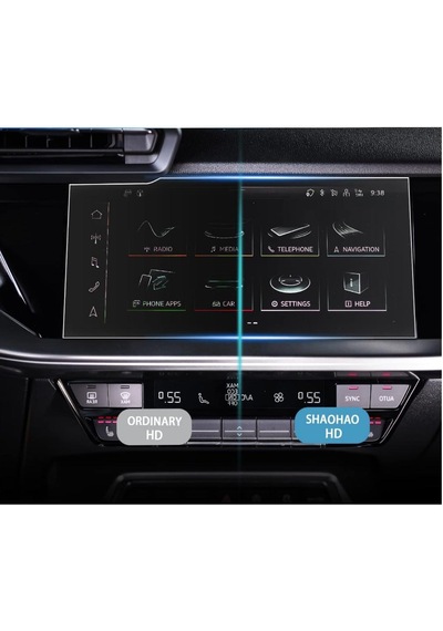 Audi S3 Ekran Koruyucu 10.1 İnç Multimedya Nano Şeffaf