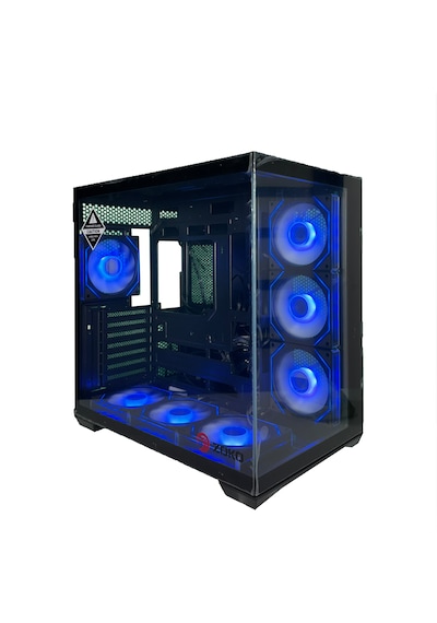 Zoko Emperor Siyah 7x12cm Argb Fanlı Atx Gaming Akvaryum Kasa