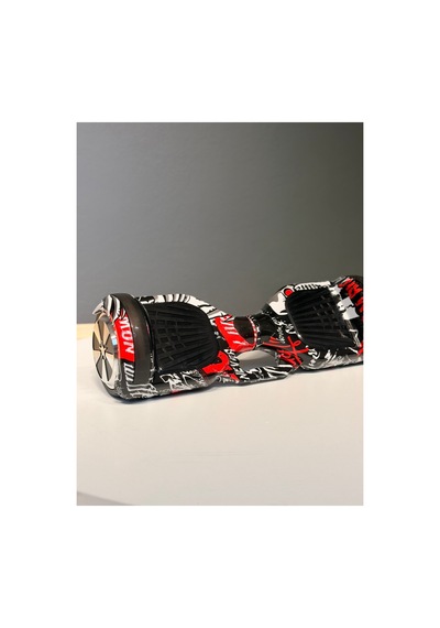 Hoverboard 6.5 İnç Led Işıklı Taşıma Kollu 36v 5.2ah Elektrikli Kaykay Beyaz