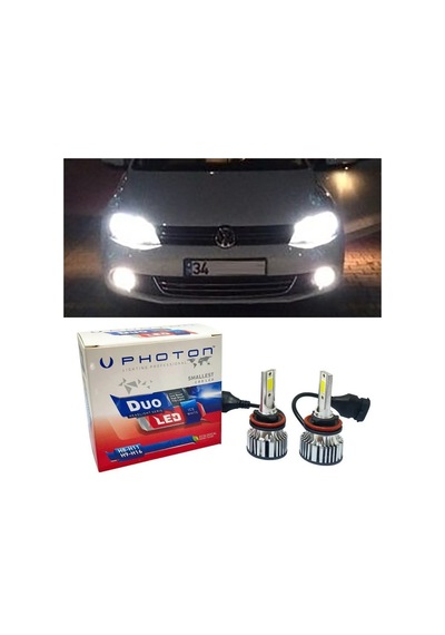Vw Jetta Mk6 Led Xenon Uzun Far Ampulü H7 Duo Yeni Seri Beyaz 2010-2018