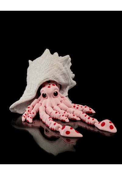 V2 Hareketli Mürekkep Balığı 22cm
