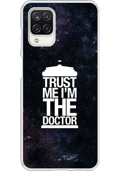 Samsung Galaxy A12 Uyumlu Şeffaf Kılıf Doctor Who Tasarımlı