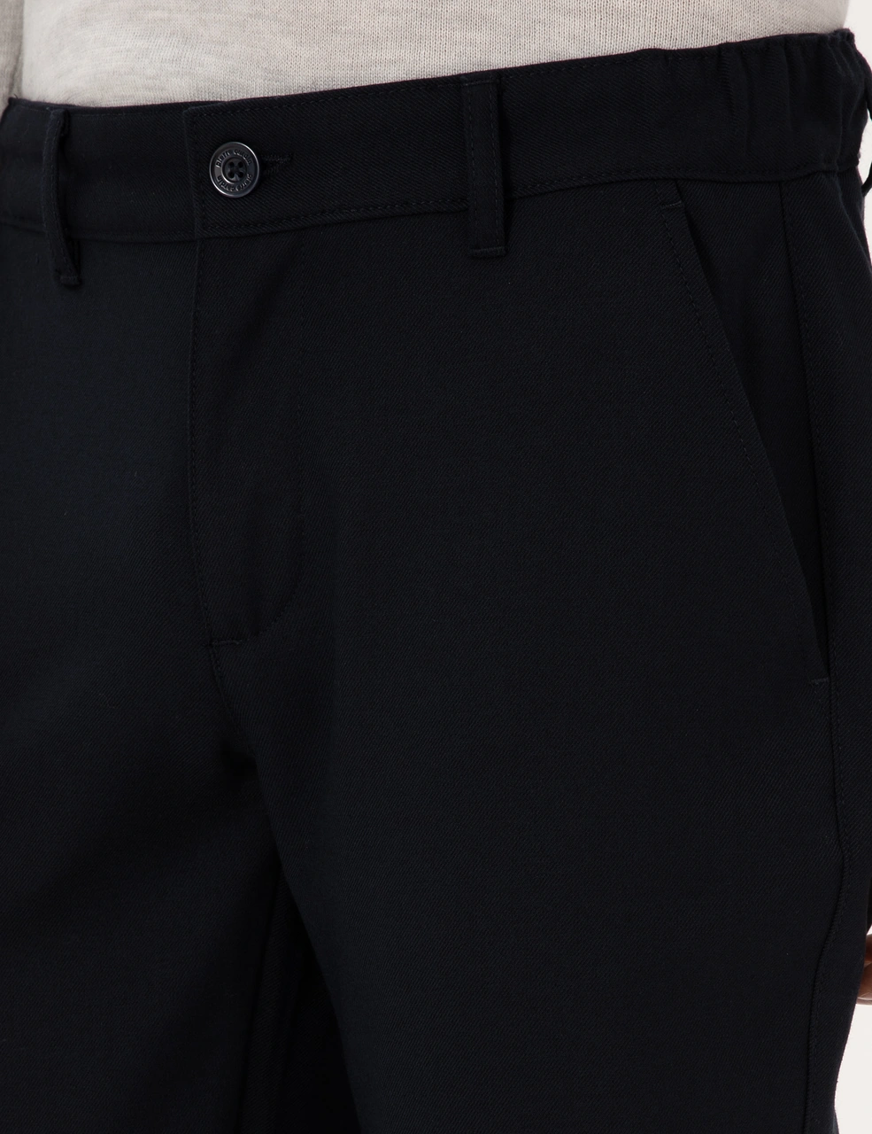 Pierre Cardin Lacivert Slim Fit Beli Lastikli Kanvas Pantolon 50309943 Vr033