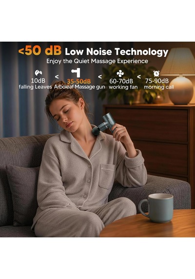 Arboleaf Masaj Tabancası Rahatlama İçin Sıcak İşlevli Mini Masaj Tabancası, 5 Seviye Ve 4 Ataşmanlı Kas Masajı Kullanışlı, Güçlü Masaj Tabancası Ultra Sessiz Usb C Şarj Edilebilir Arboleaf Masaj Tabancası Rahatlama İçin Sıcak İşlevli Mini Masaj Tabancası, 5 Seviye Ve 4 Ataşmanlı Kas Masajı Kullanışlı, Güçlü Masaj Tabancası Ultra Sessiz Usb C Şarj Edilebilir