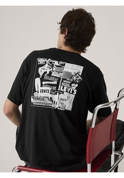 Levi's Erkek Vintage Fit Graphic Siyah Tişört - A9440-0018