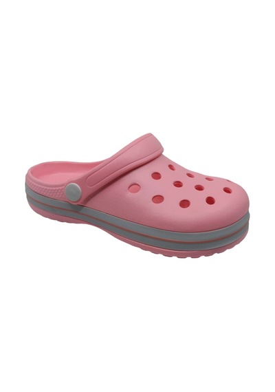 Akınalbella 260 Çocuk Penbe - Beyaz Plaj Havuz Banyo Günlük Terlik Sandalet Pembe