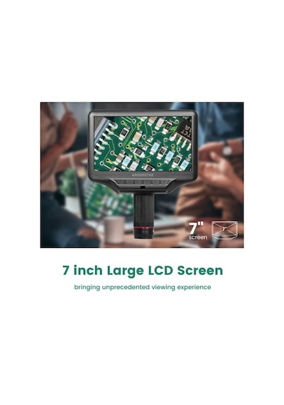 Dijital 4mp Hdmı/usb 3d 7 İnc Ekran Dijital Mikroskop Kumandalı Lehimleme Tamir Hassas Görüntü Büyüteç Mikroskop