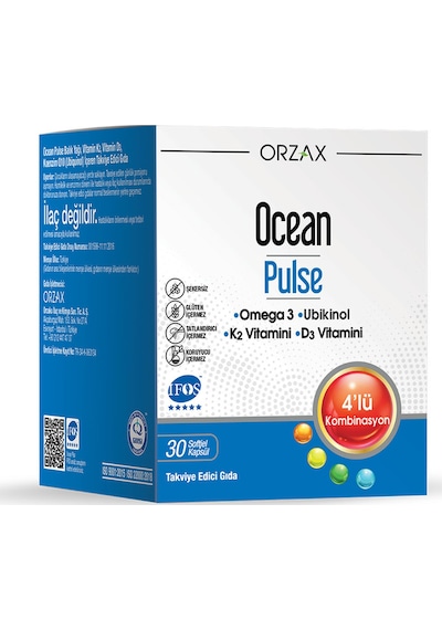 Ocean Pulse Balık Yağı 30 Kapsül
