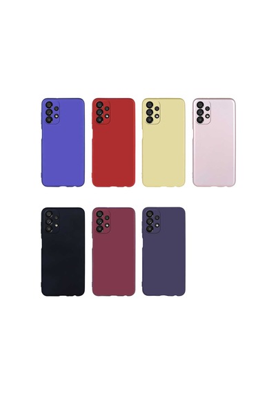 Zore Galaxy A23 Kılıf Nvth Premier Silikon Kapak - Kırmızı