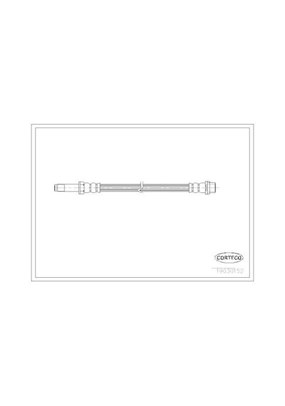 Corteco 19030152 Fren Hortumu Ön Mercedes Sprınter B903 B904 95 06 A9014289135