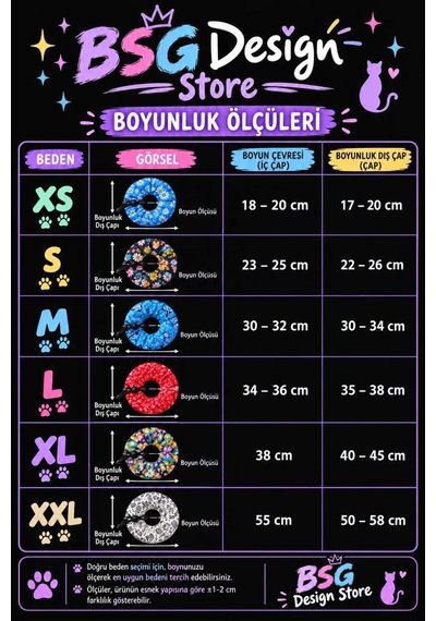 Kedi Köpek Elizabeth Yakalığı Yumuşak Koruyucu Boyunluk S M L Beden - 938346299