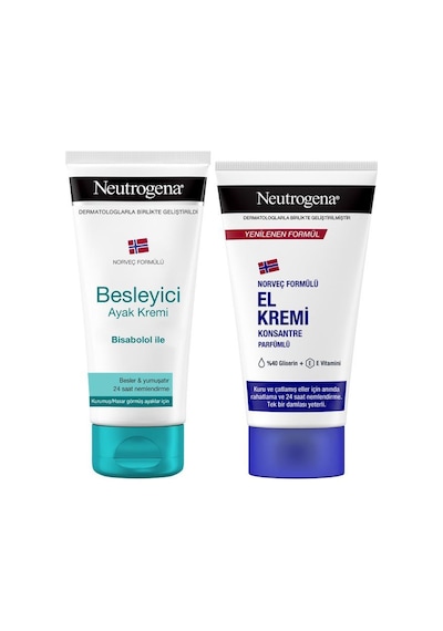 Neutrogena Parfümlü El Kremi + Besleyici Bakım Ayak Kremi