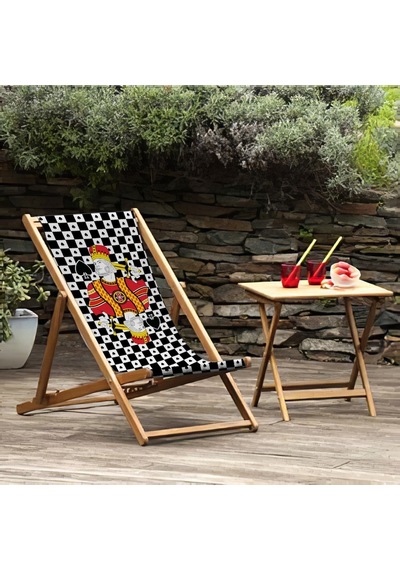Bluehomeconcept Adawall Poker Man Katlanabilir Şezlong