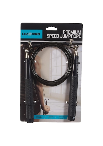 Lp8283h Speed Rope Ağırlıklı Atlama İpi Siyah