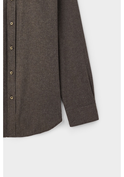 D'S Damat Ds Damat Comfort Kahverengi Gabardin Gömlek 5hc02hd07265m Çok Renkli