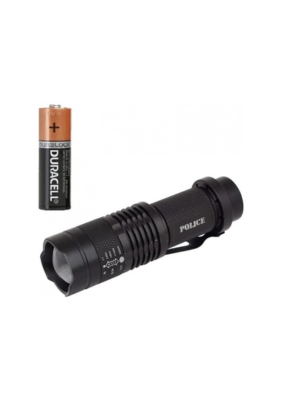 Cree Q5 Led Zoomlu Pilli Mini Feneri 14500 Pil İle Çalışma Özelliği Diğer