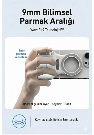Magsafe Selfie Çubuğu Kamera Kolu Profesyonel Çekim Zoom