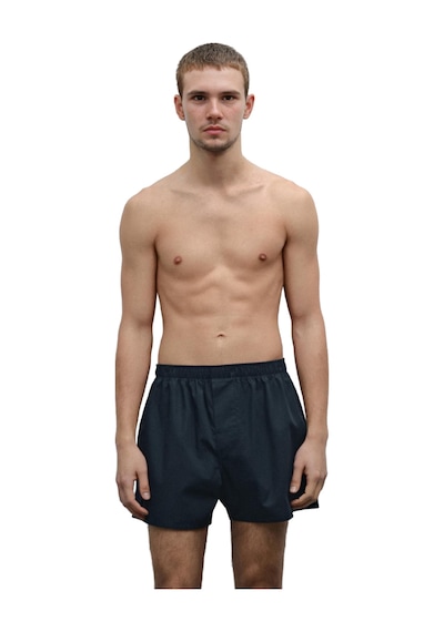 Yohannes Club Erkek Pamuklu Poplin Boxer, Üçlü Paket, Siyah-lacivert-mavi, % 100 Pamuklu Poplin Kumaş Siyah - Lacivert - Mavi