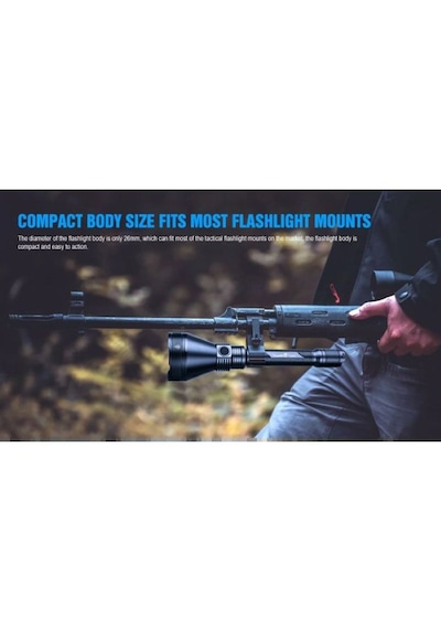 Trustfire T90r Taktikal Fener 4800 Lümen Siyah