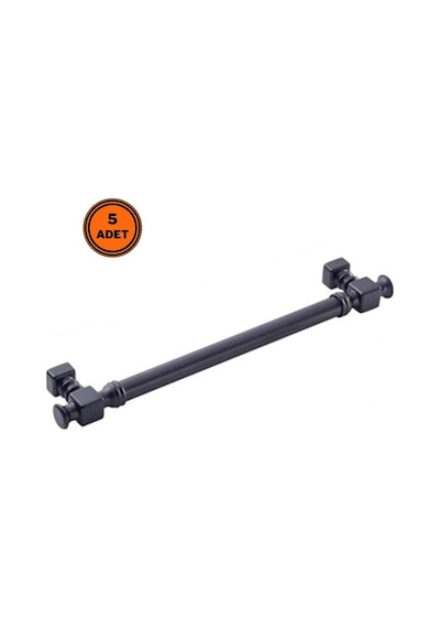 5 Adet Doğanlar Dragon 192 Mm Mobilya Kulp Mat Siyah