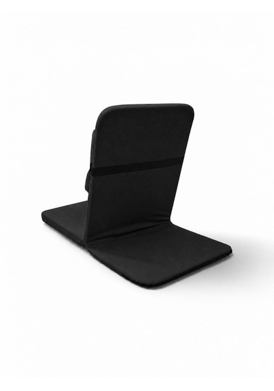 Meditasyon Sandalyesi İlave Yastıklı Backjack Xl Yoga, Nefes, Meditasyon Sandalyesi Duck Kumaş Siyah