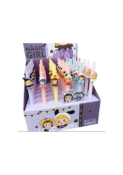 Magic Girl Jel Kalem, Sevimli Karakter Figürlü Tıklamalı Kalem, 0.5mm, Pastel Renkli, Kırtasiye Hediye Ürünü, Paketten Yalnızca 1 Adet Kalem Çıkmaktadır. Renk: Açık Pembe Magic Girl Jel Kalem, Sevimli Karakter Figürlü Tıklamalı Kalem, 0.5mm, Pastel Renkli, Kırtasiye Hediye Ürünü, Paketten Yalnızca 1 Adet Kalem Çıkmaktadır. Renk: Açık Pembe