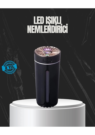 Hubrendy Tekno Usb Aromaterapi Difüzör Ultrasonik Hava Nemlendirici Led Gece Lambalı