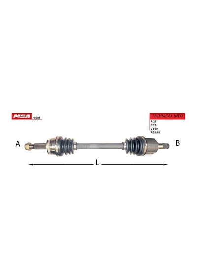 495001e010 Aks Komple Sol- Abslı - Hyundaı: Accent-era 07 11 "benzınlı " -70601 Uyumlu