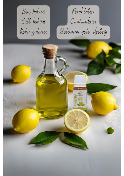 Einnatur Limon Uçucu Yağı %100 Saf Citrus Limonum Essential Oil 10 ML