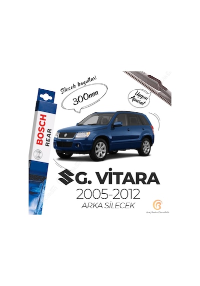 Suzuki Grand Vitara Arka Silecek 2005-2012 Bosch Rear H307 Suzuki Grand Vitara Arka Silecek 2005-2012 Bosch Rear H307