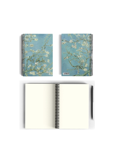 Vincent Van Gogh/almond Blossom,1890 / Spiralli Defter 01 / A5 / Çizgisiz / 100 Sayfa / Sanat