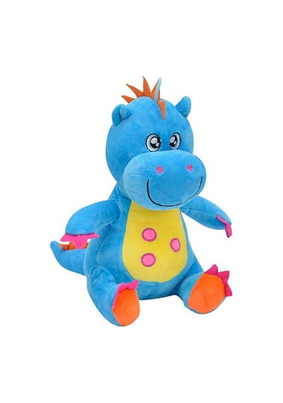 Selay Toys Dinazor 25 Cm Koyu Mavi Peluş 4437 Çok Renkli