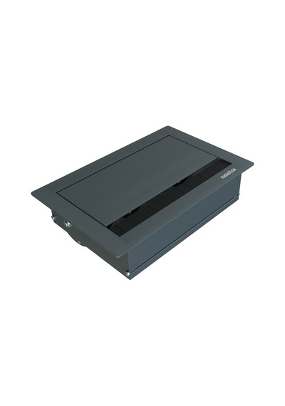 Metalline® Revo-line Dönmeli Masaüstü Priz Kutusu Usb - Antrasit