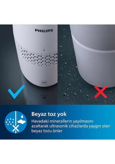 Philips Nemlendirici 2000 Serisi, Hijyenik Nemlendirme,%99,97 Dah